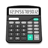 Calculators, Splaks Standard Functional Desktop Calculators Sola and AA Battery Dual Power Electroni