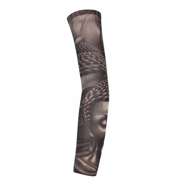 Cooling Arm Sleeve with Sun Protection | Universal One Size for Men and Women | Breathable Polyester for Basketball, Tennis, Walking & Outdoor Sports | Moisture Wicking & Quick Dry Design-image-4