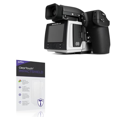 BoxWave Screen Protector Compatible With Hasselblad H5D-60 - ClearTouch ImpactShield (2-Pack), Impenetrable Screen Protector Flexible Film