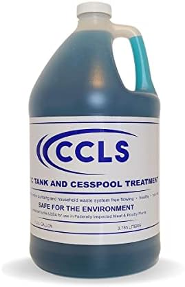 ccls Septic Tank and Cesspool Treatment Additive/Organic Enzyme Producing Bacteria/Non-toxic/Non-Hazardous/Non-Corrosive (1-Gallon)