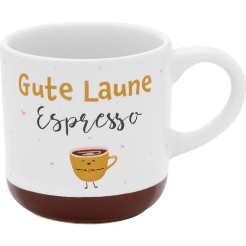 Espressotasse Druck GUTE LAUNE