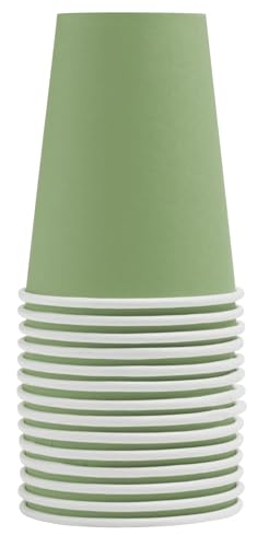 Pro Nappe - Réf. 89120i - 15 Gobelets - 20cl - carton - vert olive