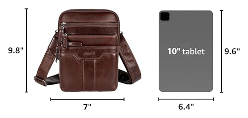 Ariscobull Small Genuine Leather Messenger
