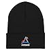 MTN TOOL Artemis Black Cuffed Beanie