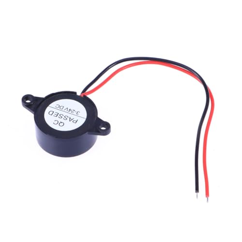 GARVALON 6pcs Piezo Alarm Ringer Continuous Sound Speaker High Sound Pressure for Industrial Use Efficient Electric Design for Alert Systems and Notifications