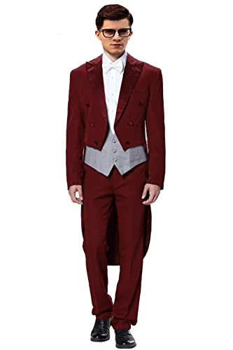 Groom Suits for Wedding 2026 Vintage Tuxedo 3 Piece Elegant Wedding Suits for Men STXZ0304