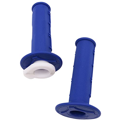 Namvo 7/8 inch Throttle Handle Grip Twist with Cable Assembly for ATV Quad Pit Dirt Bike 50 70 90 110 125cc Blue - Image 2