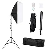 antyrama 50x70 na puzzle 135W 5500K LAMP - Nuestra softbox tiene la bombilla de 135W, que son equivalentes a las lámparas incandescentes de 1124W. Ahorran un 80% de energía, son resistentes al calor y duraderos. Con una temperatura de color de 5500K, nuestra softbox puede producir la luz cercana al sol.