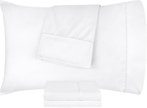 Utopia Bedding Queen Pillow Cases - 4 Pack - Envelope Closure - Soft Brushed Microfiber Fabric - Shrinkage and Fade Resistant Pillow Covers Queen Size 20 X 30 Inches (Queen, White) - 4