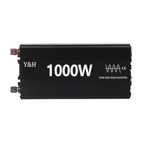 Image of Y&H 1000W Pure Sine Wave Solar Inverter DC12V to AC120V Power Converter for Home Backup Power, RV, Truck,Off-Grid Solar Systems Inverter