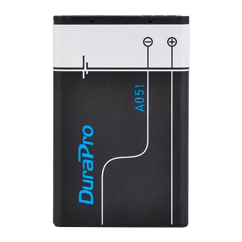 DuraPro 2Pakcs A051 Battery Akku for Fritz!Fon C6 Telekom Sinus 806, Snom M65, Telefunken FHD 170/5