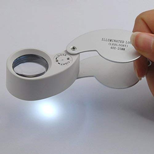 Image of DIY Crafts Pack of 1 Pc, Design No # 1, Mini Microscope Jewelers Eye Loupe Magnifier Magnifying Glass Loupe Glass Watch Repair Polycarbonate Loop (Pack of 1 Pc, Design No # 1)