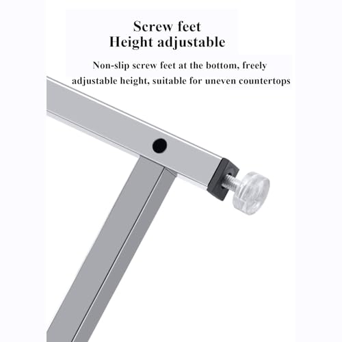 Organizador de especias – Soporte expandible de acero inoxidable de 2 niveles para sartenes, cucharones y tapas, solución de almacenamiento de cocina para 12 ollas de especias