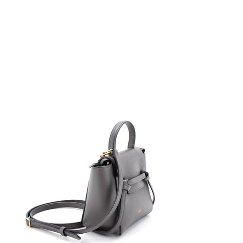 Pre-Loved Belt Bag Textured Leather Pico, Gray2