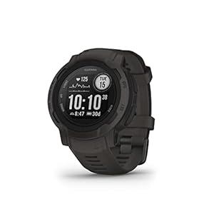 Garmin Instinct 2 GPS 45mm Smartwatch, Rugged watch, Built-in Sports Apps & Health Monitoring, Ultratough Design Features, up to 28 days Battery Life, Graphite