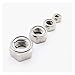 SFCHEN 1/5pc M3-M16 304 Stainless Steel Prevailing Torque Type All Metal Insert Hexagon Lock Nut Hex Self Locking Locknut DIN980 GB6184(1pc M16)