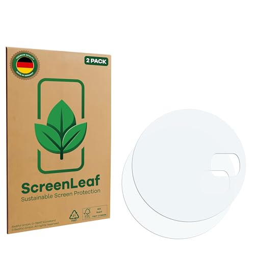 ScreenLeaf 2 Unidades Protector de pantalla para Rolex Yacht-Master 40 mm (Date) [Protección de Pantalla Sostenible, Clear, Anti-Arañazos]