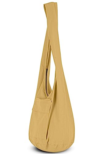 Your Cozy Boho Crossbody Bag for Women – Handmade Cotton Sling Bag Lightweight Unisex Travel Purse with Zipper2