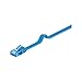 Goobay 96295 CAT 6A U/UTP Flat-Patch Cable, Blue, 0.5m Length