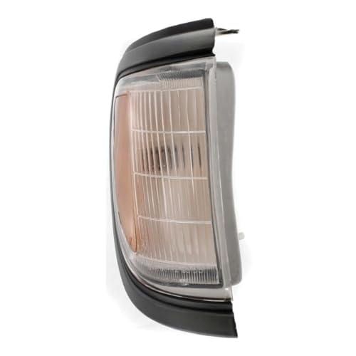 ZHONGXINGGUOJI Corner Light for Toyota for Tacoma 1995-1997 W/Black & Gray Trim Passenger Incandescent Clear&Amber Lens