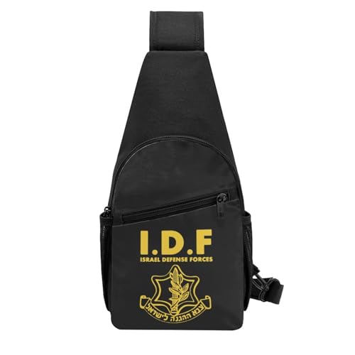 IDF Israel Defense Forces,Fashion One-Shoulder Bag,Anti-Theft Crossbody Shoulder Chest Bag3