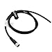 ZBLZGP M12 5 Pin Sensor Connector Male Female Actuator Signal Industrial Shielded Cable (Straight 5pin Female, 1M/3.3FT)