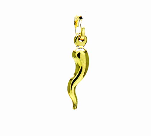 PEGASO GIOIELLI - Ciondolo Oro Giallo 18kt (750) Pendente Corno...