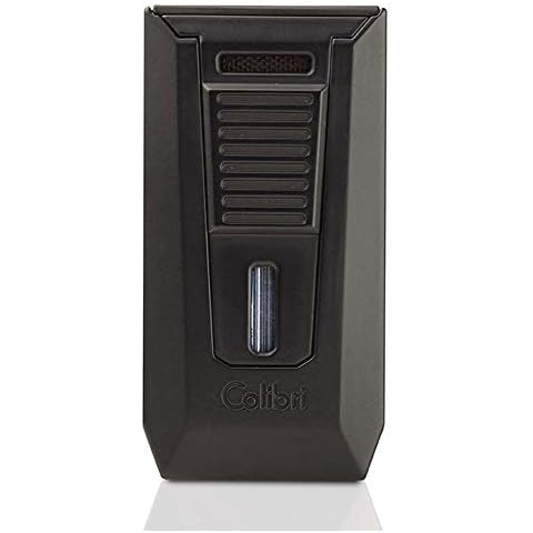Colibri Slide Double Jet Flame Lighter (Black Matte) Cover