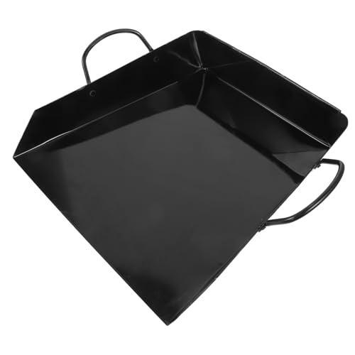 Cabilock Dustpan Long Handle Commercial Dustpan for Cleaning Heavy Duty Metal Dustp
