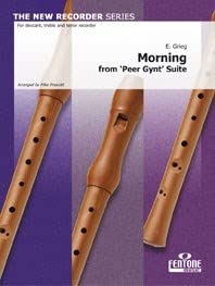 Morning from ’Peer Gynt’ Suite. Blockflöte Ensemble. Partitur und Stimmen