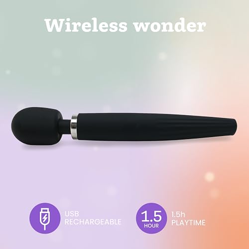 Image of Oliver James Premium Wand Vibrator - High-Powered Massager 5 Modes 4 Levels