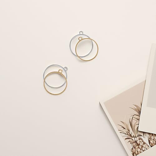 Pendentifs ronds pour moulage de résine sans risque de fuite