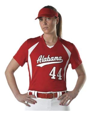 Alleson Athletic 552JW - Fastpitch Jersey Women - M - FS/WH