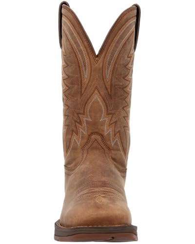 Durango Men's Rebel Performance Western Boot Broad Square Toe Brown 9.5 D(M) US4