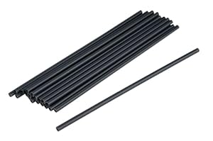 Tasty Graue Mehrweg-Trinkhalme 20 Stk 678436