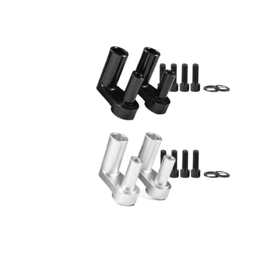 Elevadores de manillar accesorios moto R1250RT R1200RT LC abrazadera plata 5