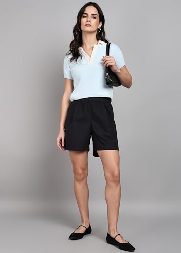 Image of Alan Jones Clothing Women's Cotton Easy Shorts | 100% Cotton Casual Shorts