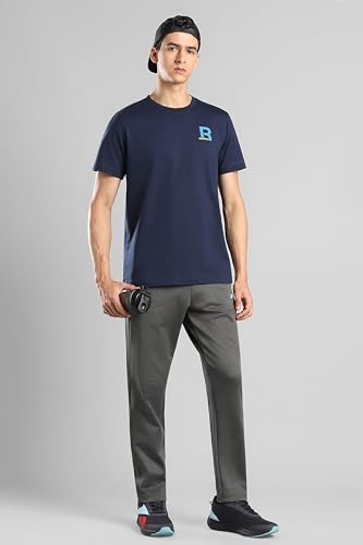 Image of Reebok Men's Comfortable Cotton T-Shirt, Regular Fit Casual Round Neck Tee