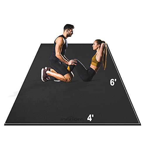 Extra Large Workout Mat 6'x4'x7mm/10'x6'x7mm innhom Workout Mat for
