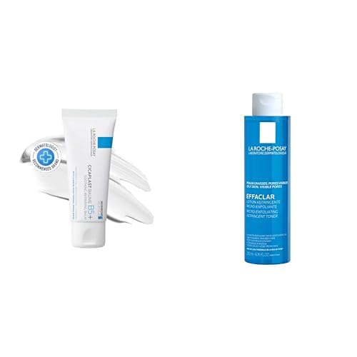 La Roche-Posay Cicaplast Baume B5+ Cilt Onarıcı Balsam ve La Roche-Posay Effaclar Mikro Soyucu Tonik (200 ML)