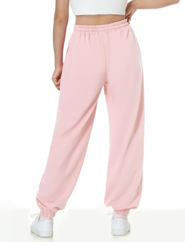 Image of EXARUS 3 Pack Girls Sweatpants Joggers Teen Sweat Pants Wide Leg