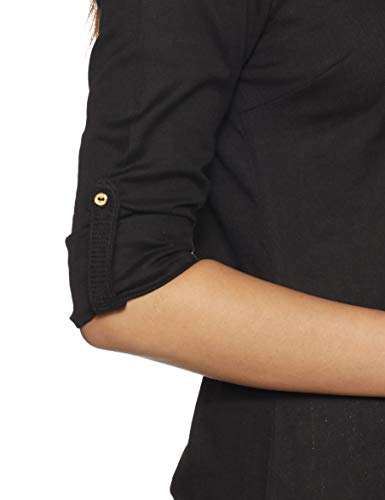 Image of W for Woman W Women's Straight Kurta (19FEW11542-211540M Black 6)