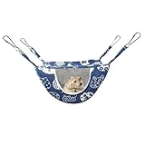 Ziennhu Frettchen-Hängematte Für Käfig – Weiches Kuschelbett Mit Strapazierfähigem Material | Atmungsaktive Hängemattes Haustier Zubehör Fürr Kleintiere | Käfigzubehör – Frettchens Hamster Chinchilla