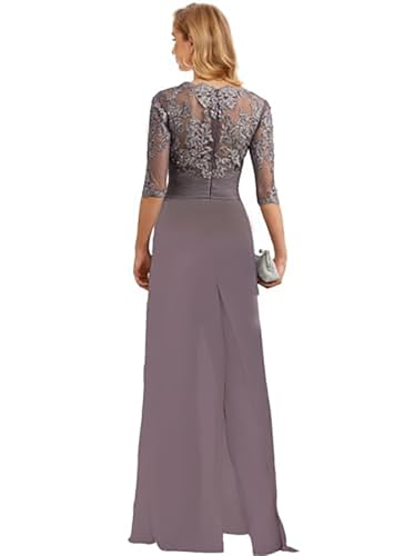 Mother of The Bride Pant Suits Chiffon Wedding Guest Dress with Lace Appliques Formal Outfit Mother of The Groom Dresses2