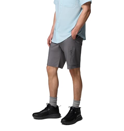 Columbia Silver Ridge Utility-Cargo-Shorts für Herren, Cargo-Wandershorts, City Grey, W28/L10 – Ansicht 4