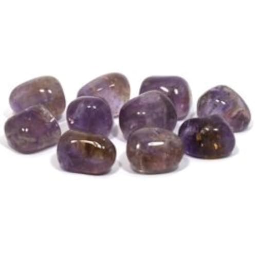 Amétrine contre le stress mental lot de 5 pierres roulées anti-anxiété 20-25mm