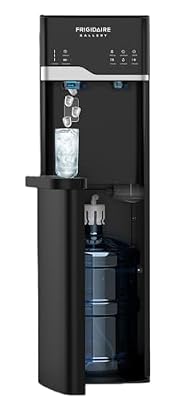 Frigidaire, 5 Gal, 3-in-1 Hot/Cold Water Cooler, Bottom Load, Built-in Bullet Ice Maker, Innovative Slim & Sleek Design for Home or Office