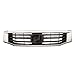 PENSUN Front Grill Front Bumper Mesh Grille Fit for 2008-2010 Honda Accord 4 Door, Chrome