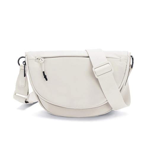 Nylon Crescent Crossbody Bag for Women Luna Bag Dumpling Bag Small Crescent Bag Moon Bag