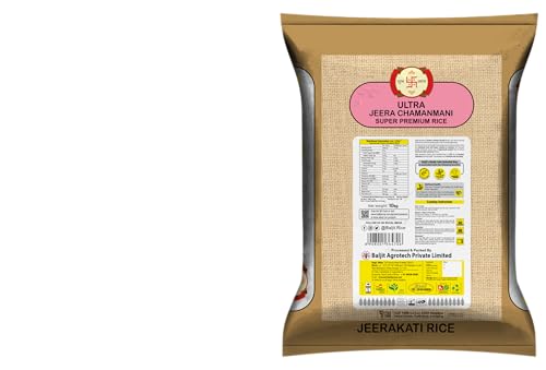 Image of Shub Labh ULTRA Premium Jeera Chamanmani 10Kg | Unpolished Old Rice | Finest Boiled Rice | 100% Natural, Traditionally Milled | Low GI | Gluten Free | Rich In Vitamins & Nutrients | Source of Plant based Protein